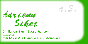 adrienn siket business card